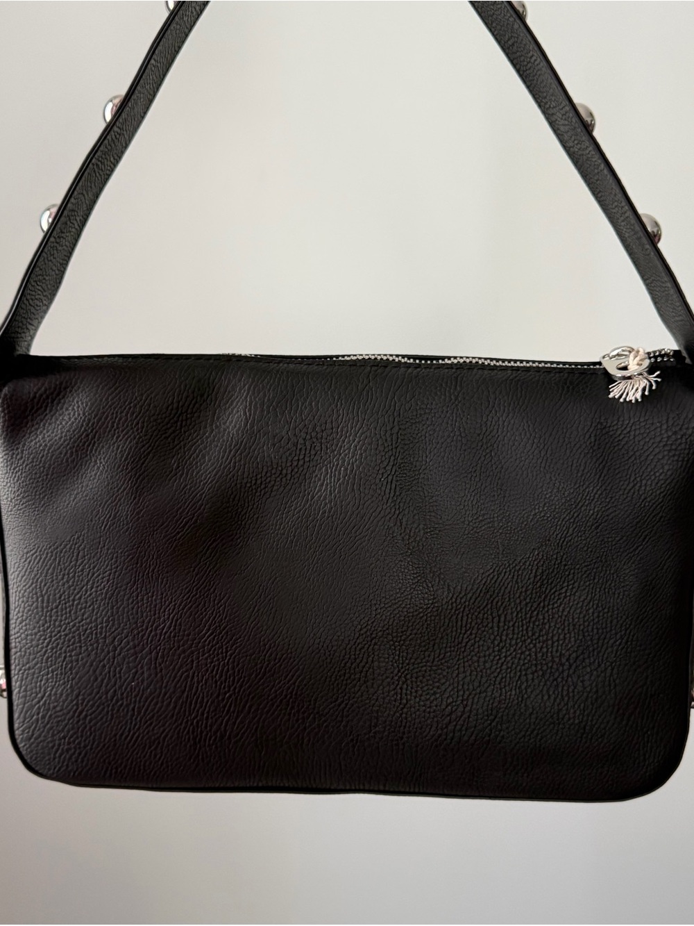 Universal Thread Black Shoulder Bag with Silver Stud Accents - Picture 9 of 12